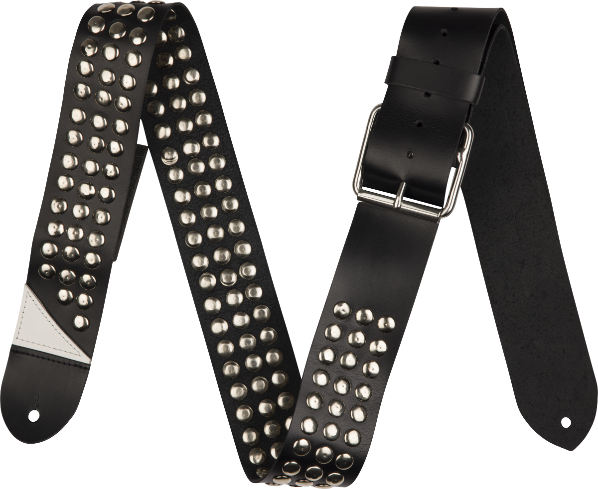 Jackson® Stud Leather Strap, Black, 2.5"