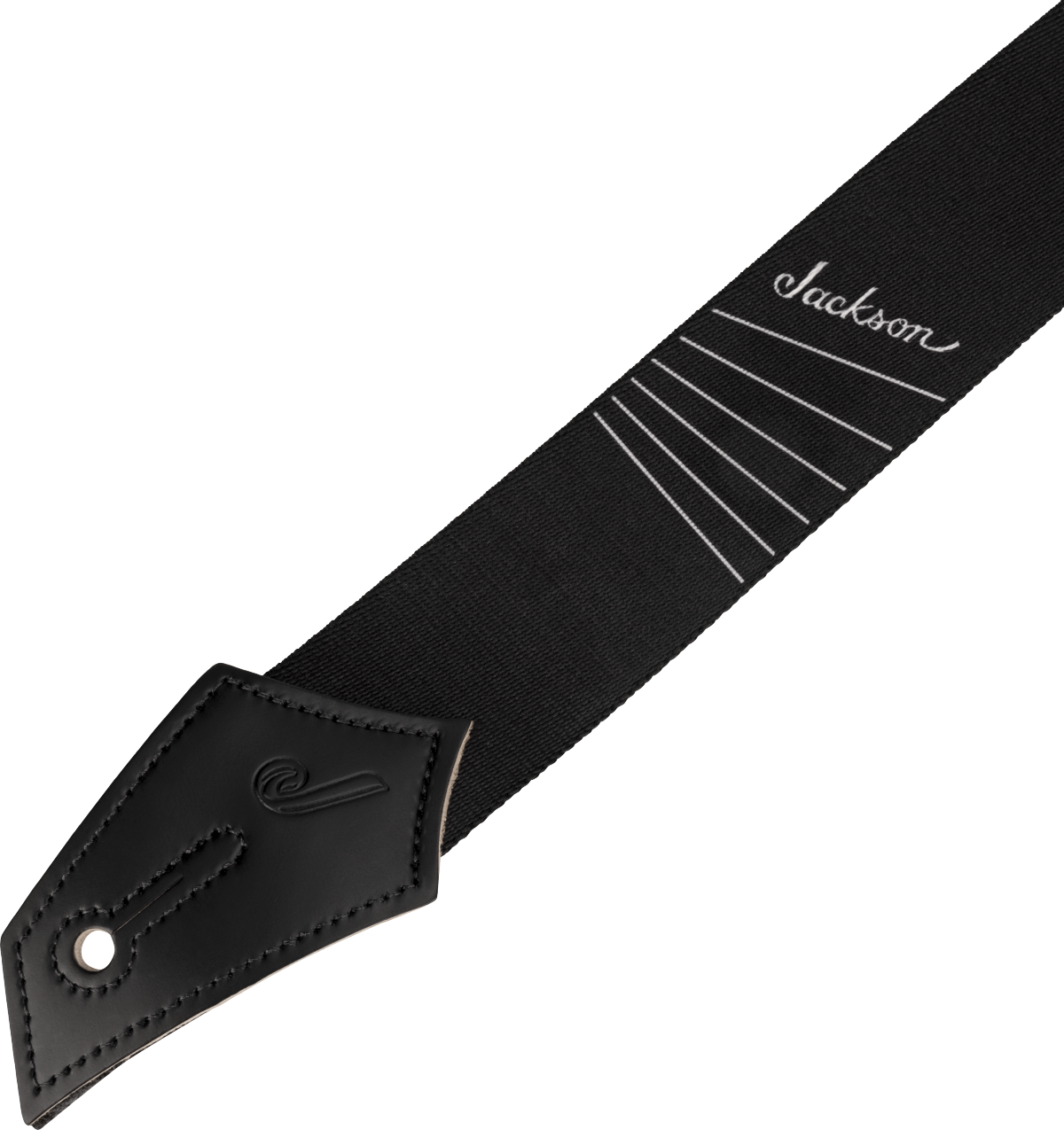 Jackson® Strap with String Pattern, Black/White