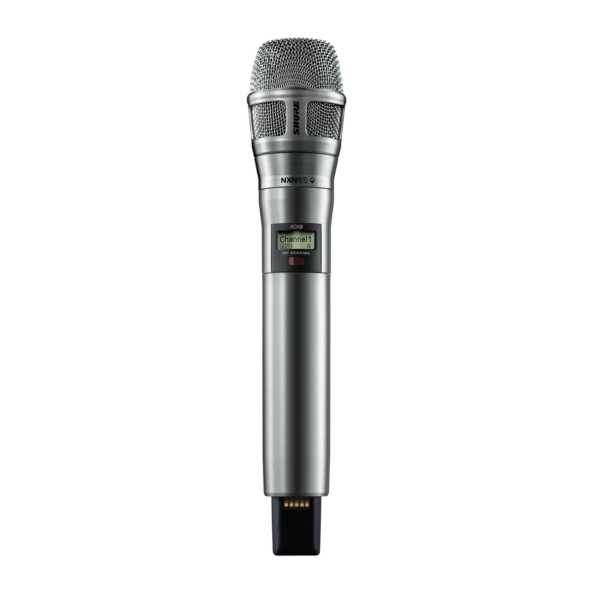 Shure ADX2/N8SN-G57 - Wireless Handheld Transmitter with Nickel N8SN Microphone - product view 1