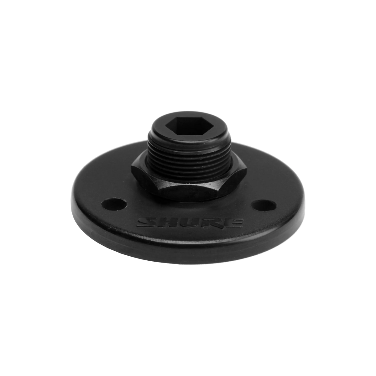 Shure A12-S - Matte Silver Mounting Flange with 5/8 Inch Thread - product view 2