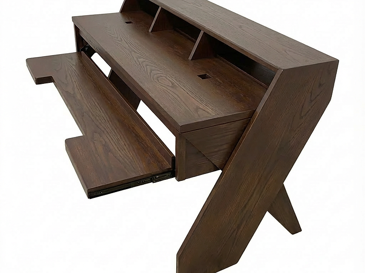 Asono - Studio Desk,FIXED 60 inch Wide 28 deep Brown