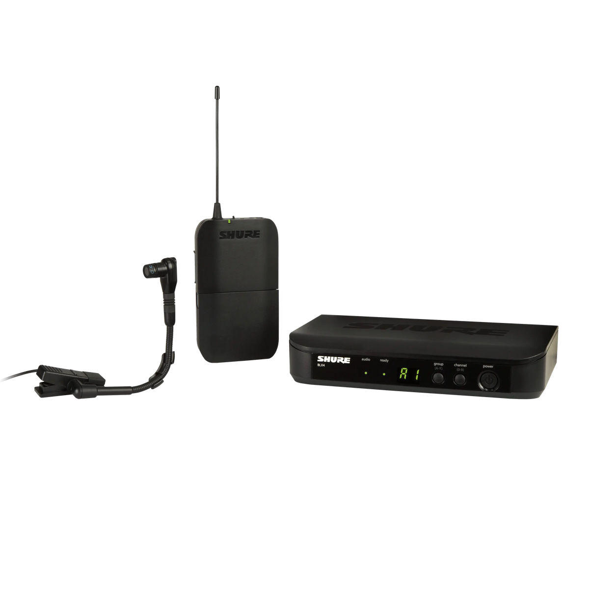 Shure BLX14/B98-H9 - Wireless Instrument System with WB98H/C Microphone - product view 1