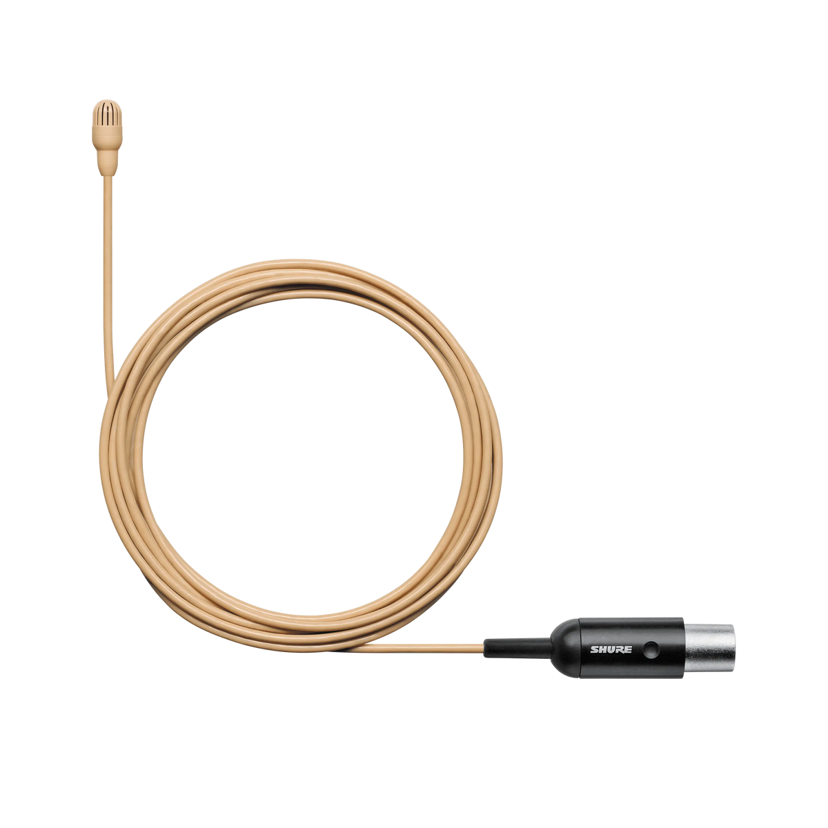 Shure TL47T/O-MTQG - Omni Lavalier Microphone - Tan w/TA4F - product view 1