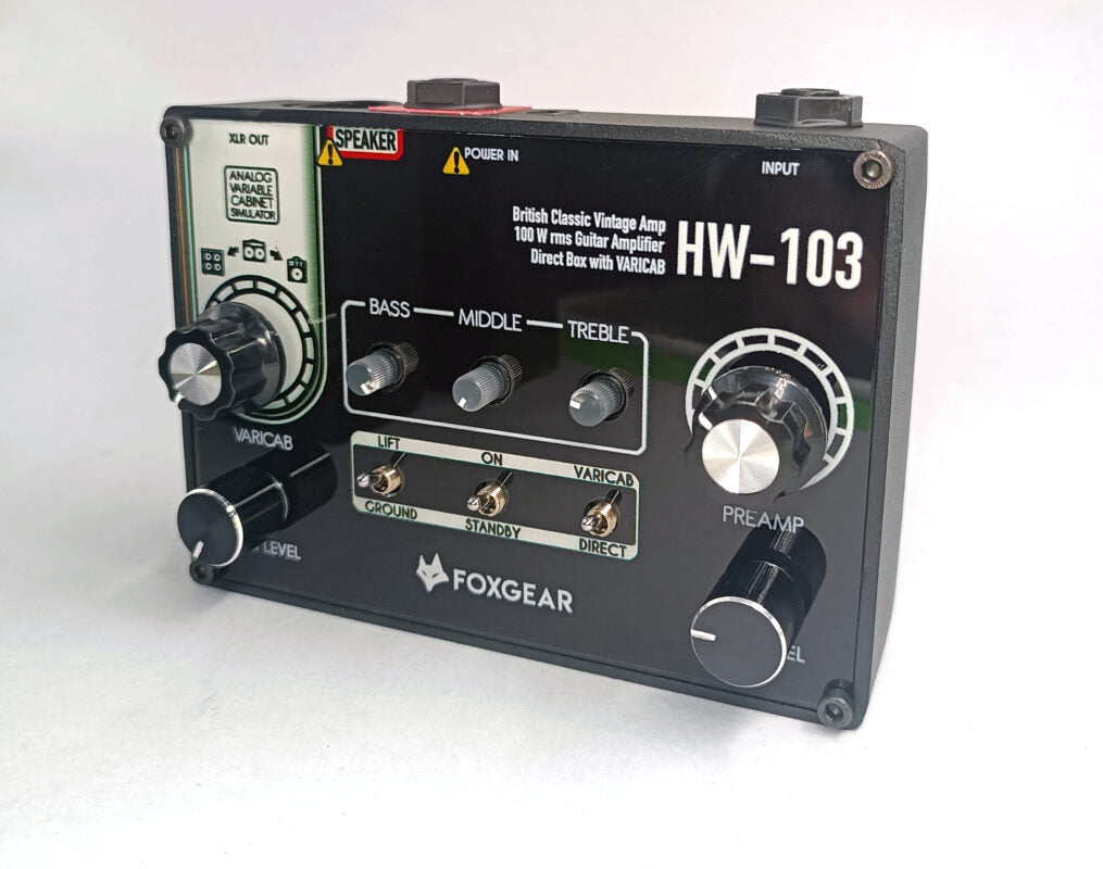Foxgear Pedals HW-103 100W British Classic Mini-Guitar amplifier/DI