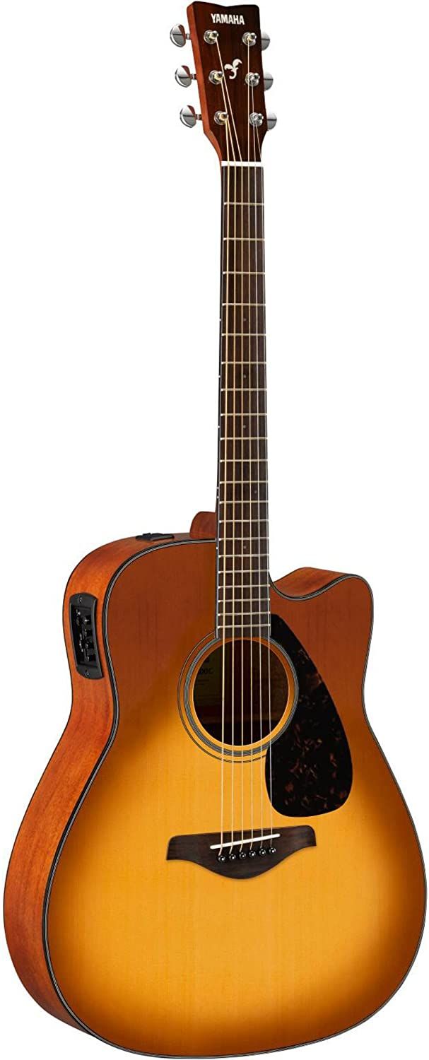 Yamaha FGX800C SDB FG Series 6-String RH Acoustic Electric Guitar-Sand Burst