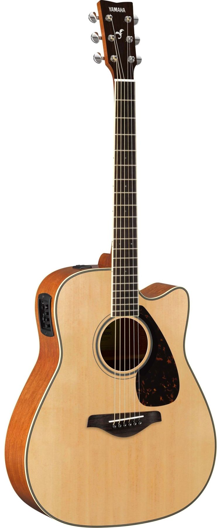 Yamaha FGX820C Dreadnought Cutaway 6-String RH Acoustic Electric Guitar-Natural