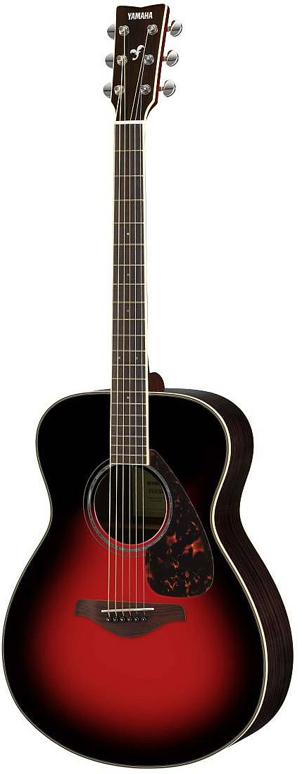 Yamaha FS830 DSR Concert 6-String RH Acoustic Guitar-Dusk Sun Red