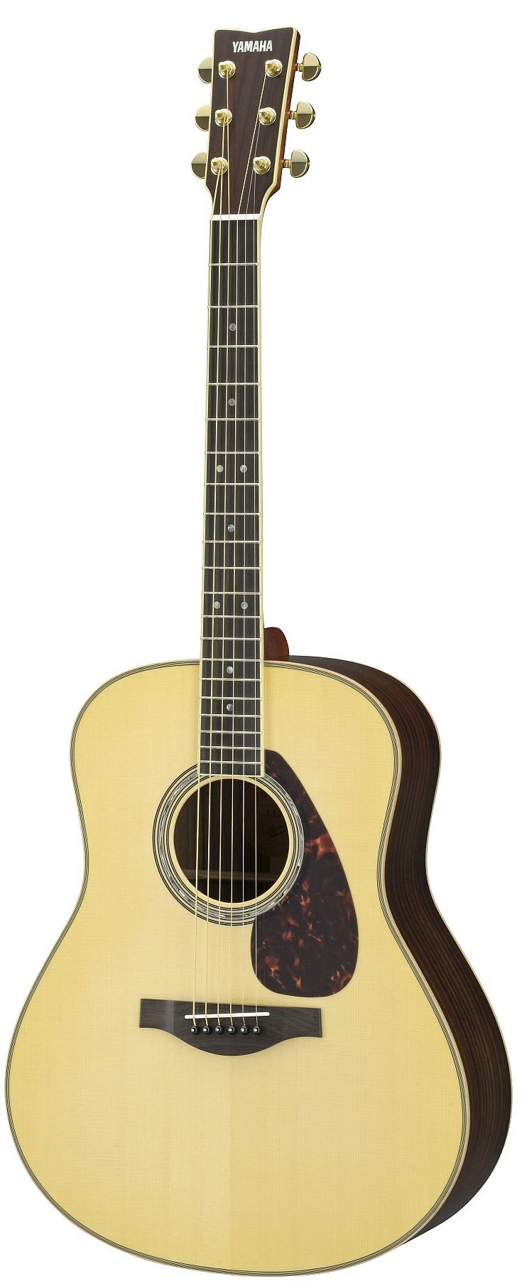 Yamaha LL16ARE Original Jumbo 6-String RH Acoustic Electric Guitar with Gig Bag-Natural