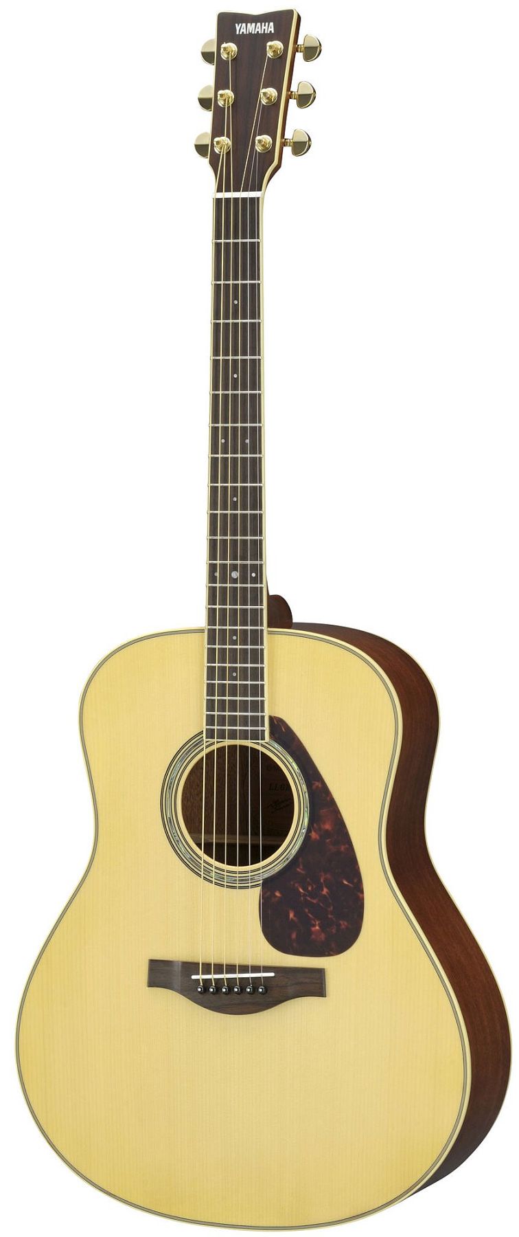 Yamaha LL6MARE Original Jumbo 6-String RH Acoustic Electric Guitar with Gig Bag-Natural