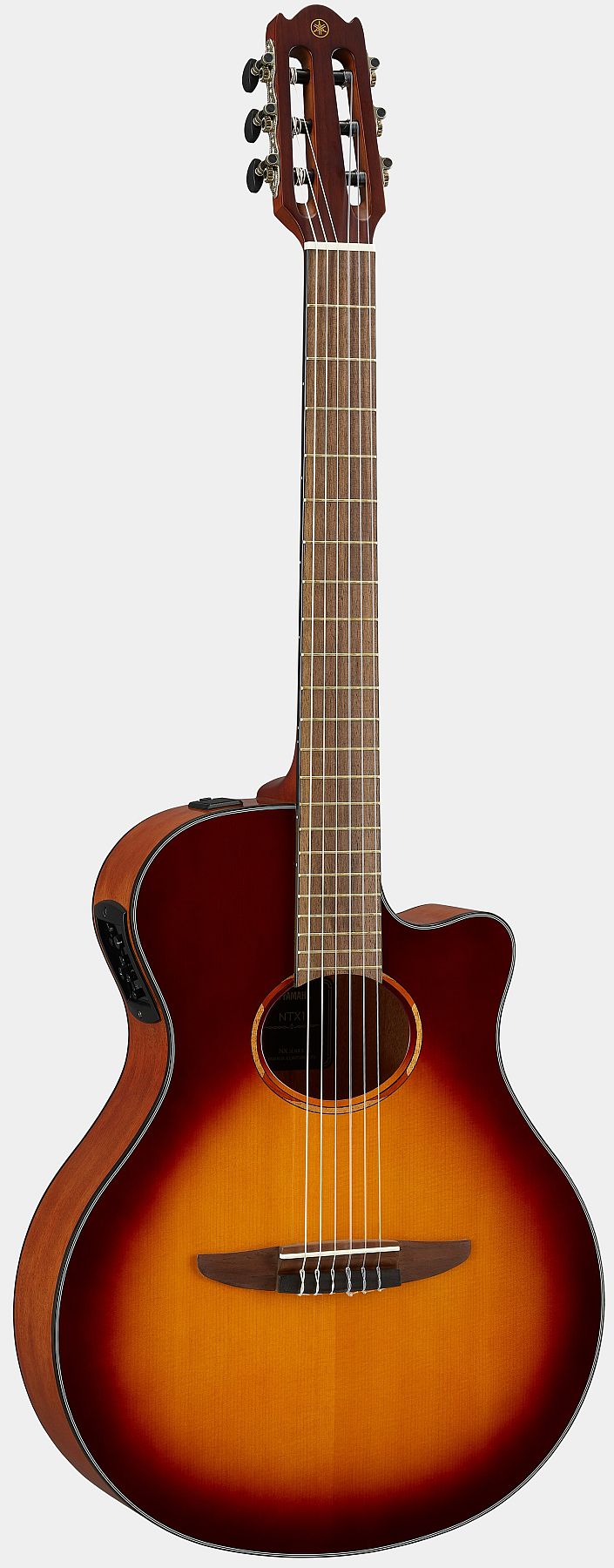 Yamaha NTX1 BS 6-Nylon String RH Acoustic Electric Classical Guitar-Brown Sunburst