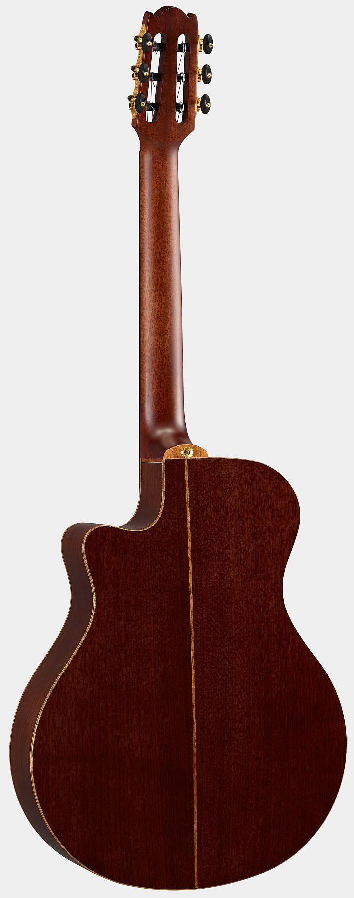 Yamaha NTX3 BS 6-Nylon String RH Acoustic Electric Classical Guitar with Case-Brown Sunburst