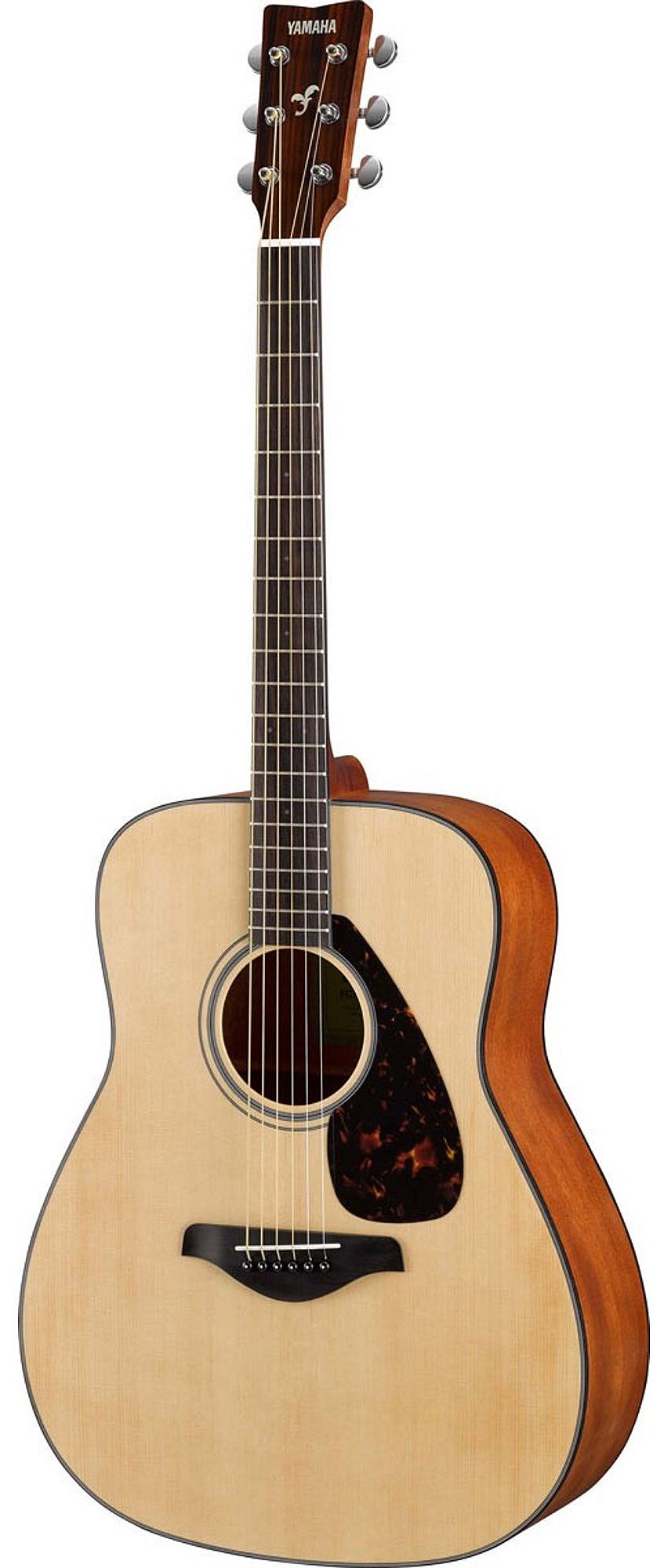 Yamaha FG800M FG Series Dreadnought 6-String RH Acoustic Guitar-Natural Matte