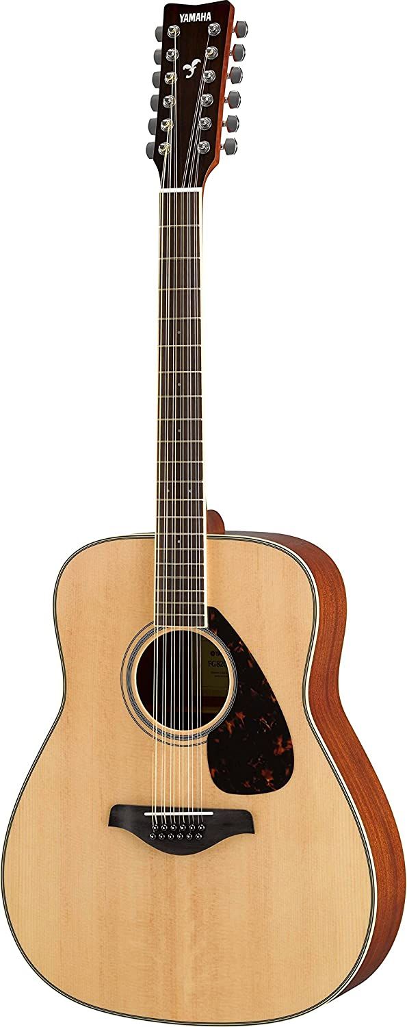 Yamaha FG820-12 FG Series Dreadnought 12-String RH Acoustic Guitar-Natural