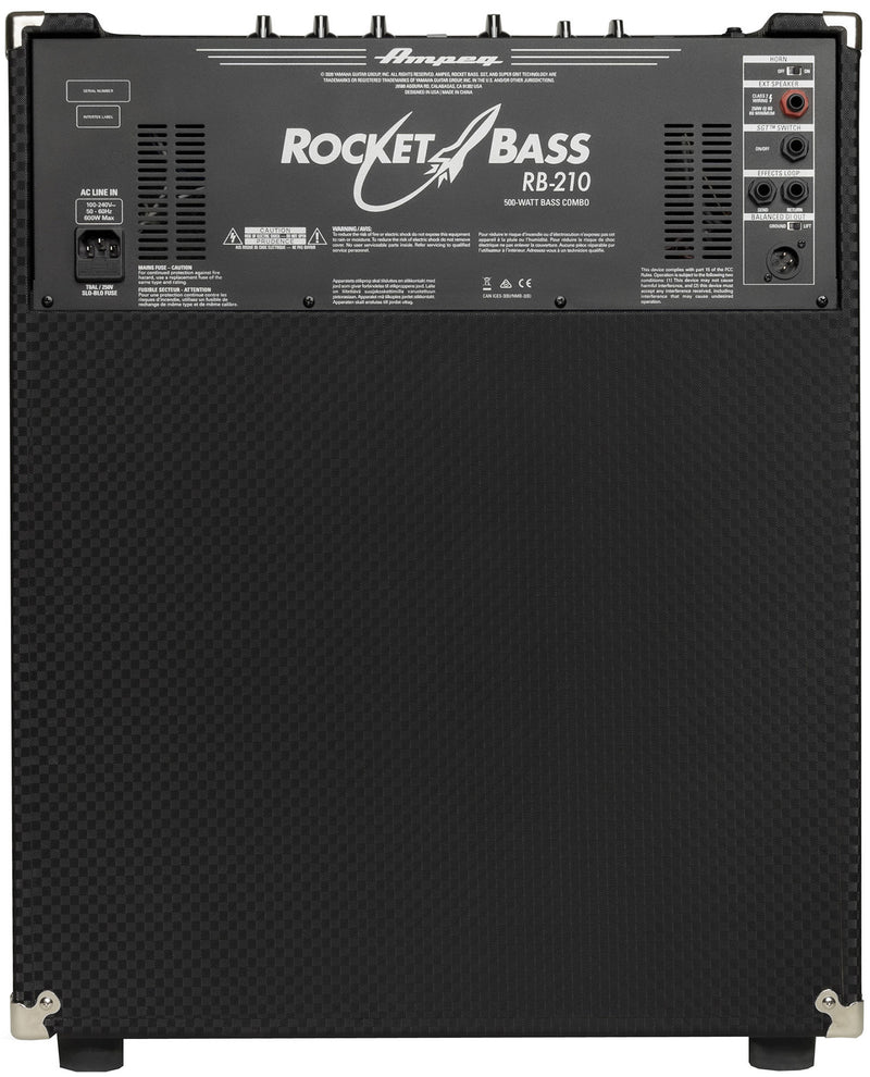 Ampeg RB210 500W Eminence Rocket Bass Combo Amplifier - 2x10