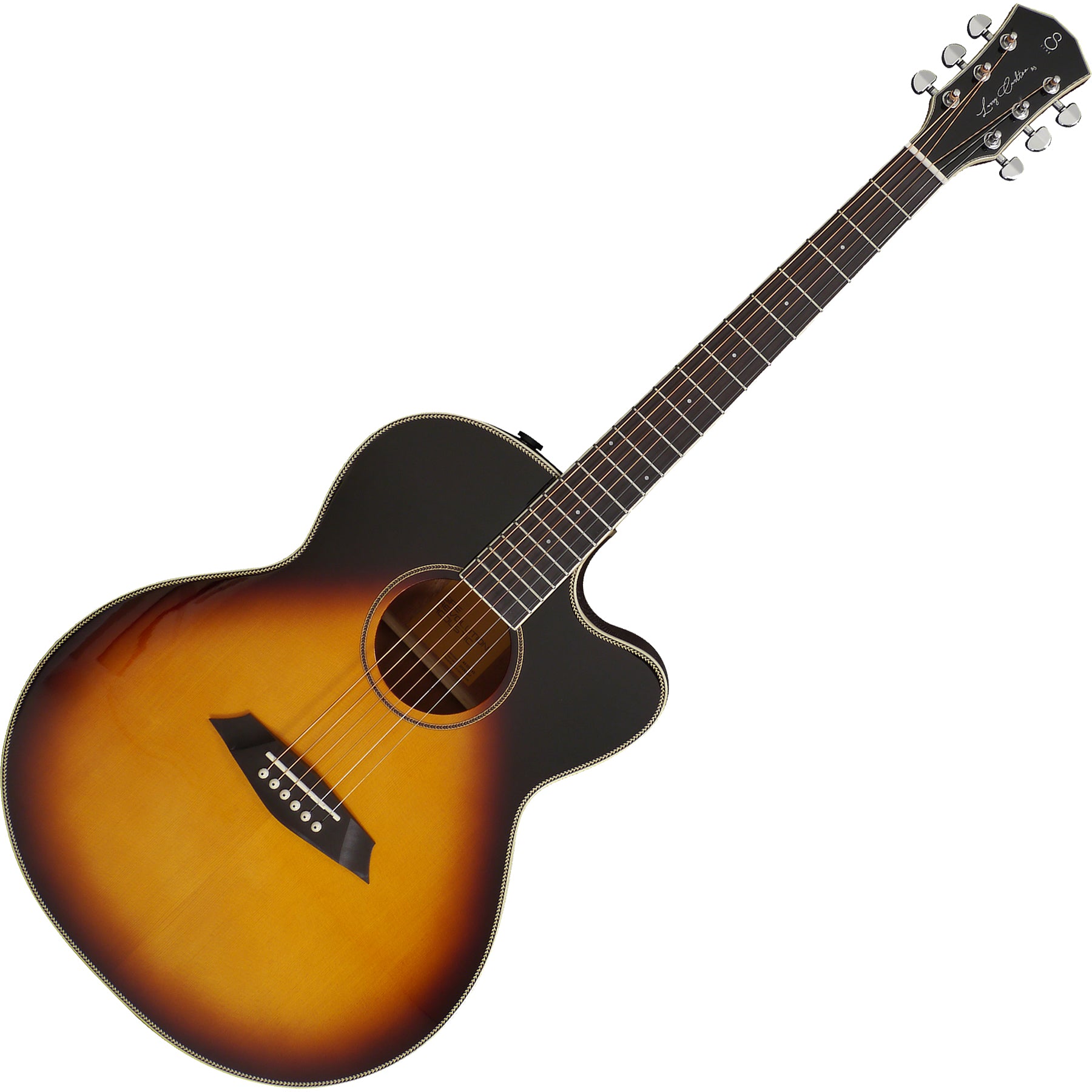 Sire Larry Carlton Grand Auditorium 6 String RH Acoustic Guitar - Vintage Sunburst