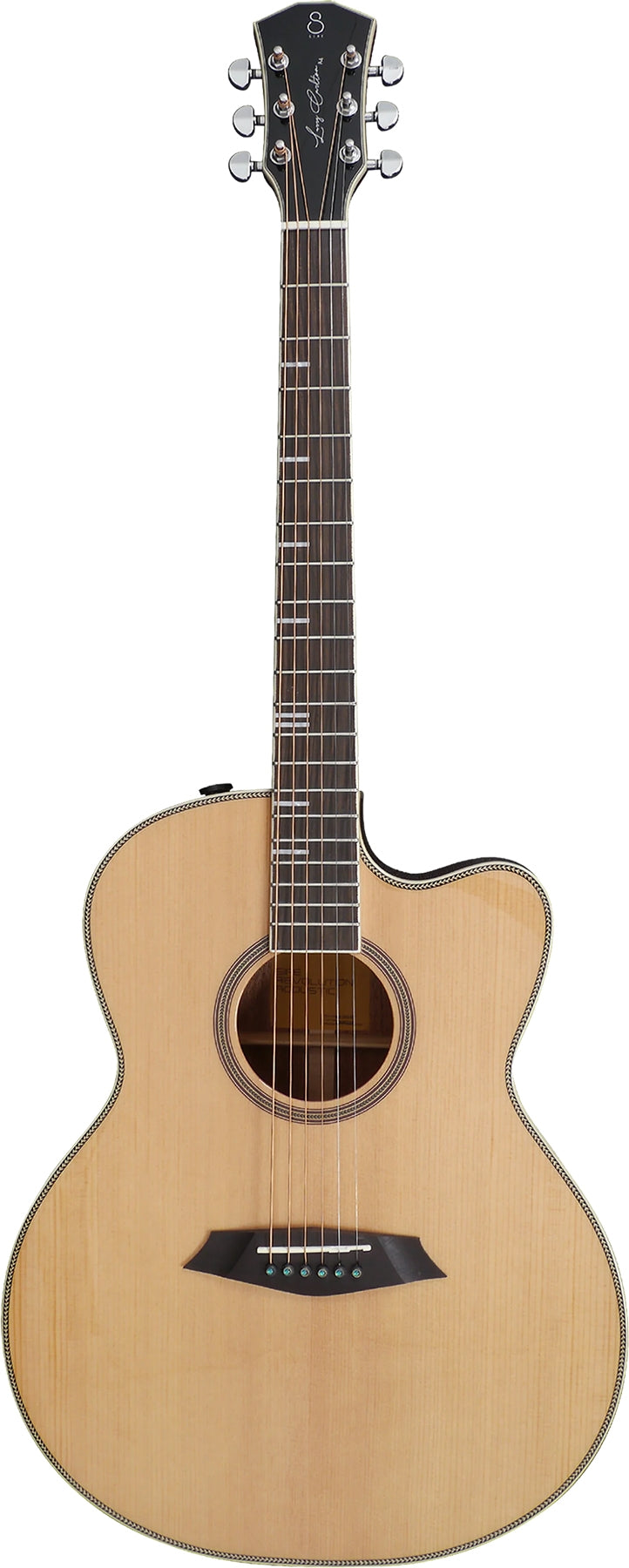 Sire Larry Carlton A4 Grand Auditorium 6 String RH Acoustic Guitar - Natural