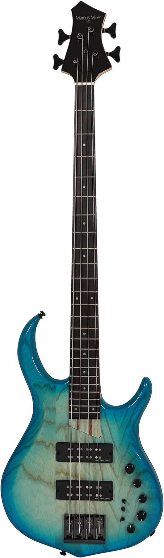 Sire Marcus Miller M5 2nd Generation 4 String RH Electric Bass - Transparent Blue