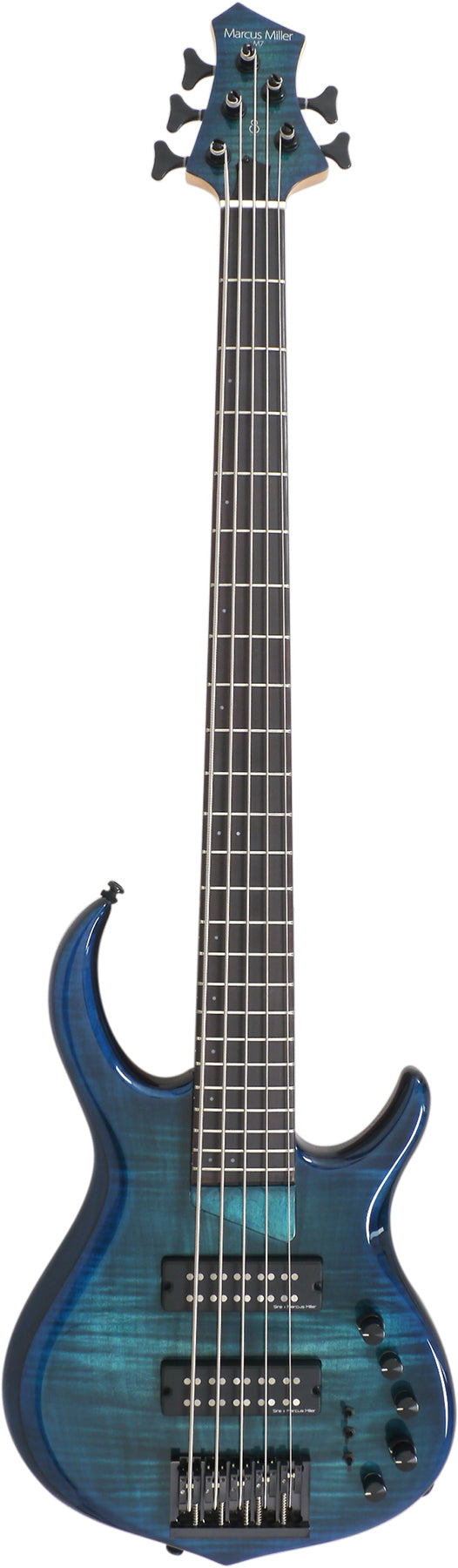 Sire Marcus Miller M7 2nd Generation Alder 5 String RH Electric Bass - Transparent Blue