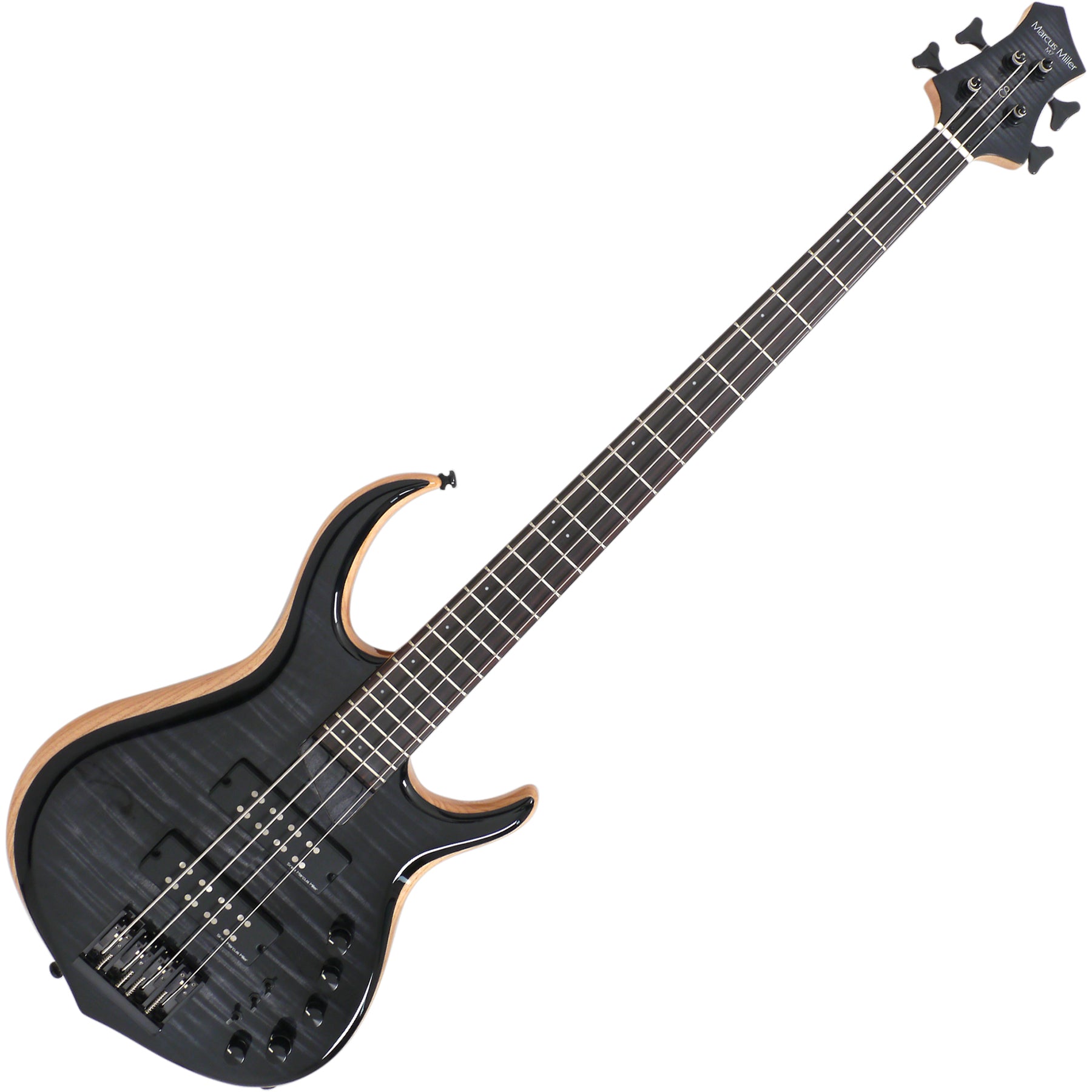 Sire Marcus Miller M7 2nd Generation Swamp Ash 4 String RH Electric Bass - Transparent Black