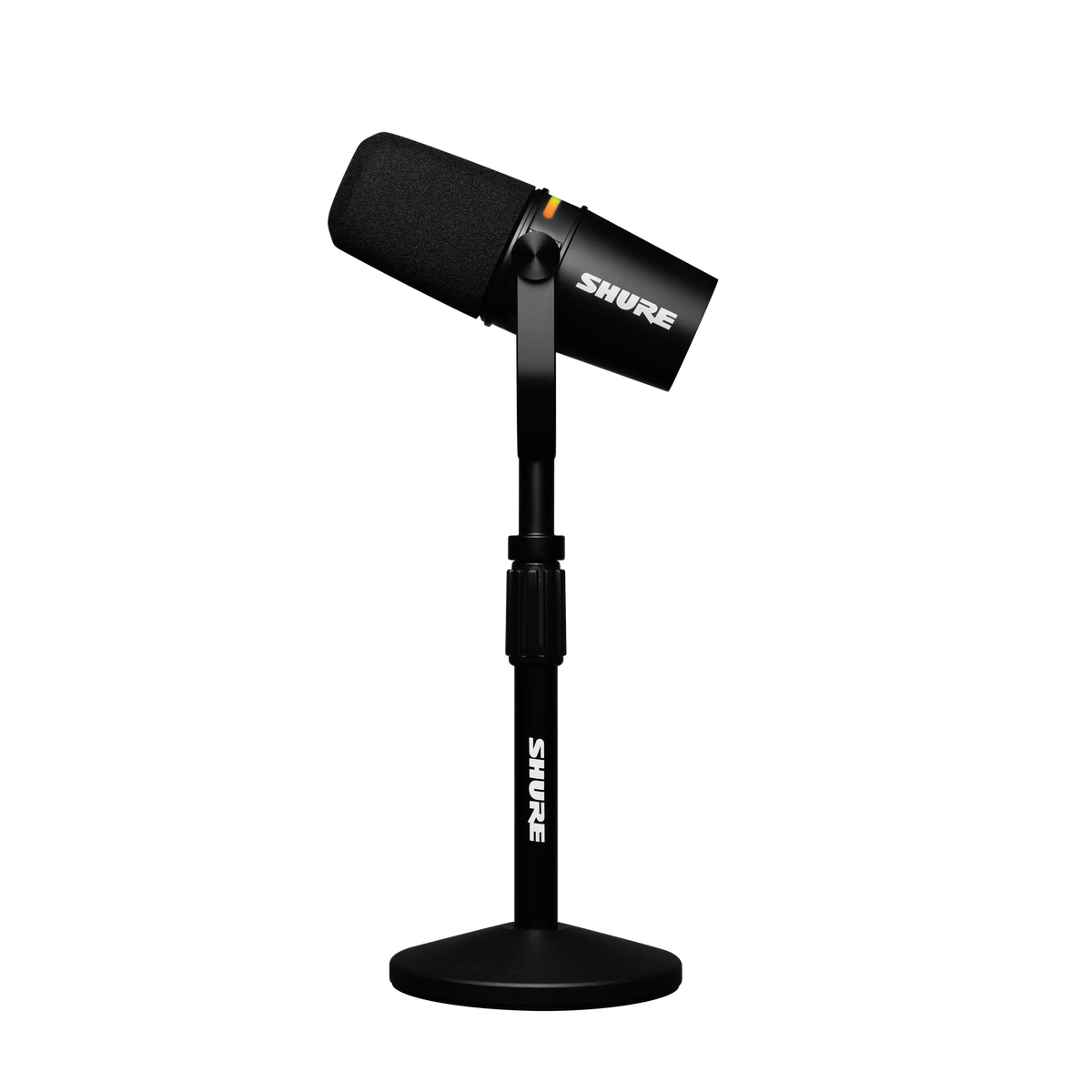 Shure MV7+-K-BNDL - Black Podcasting Microphone w/Windscreen/Stand/USB Cable - product view 3