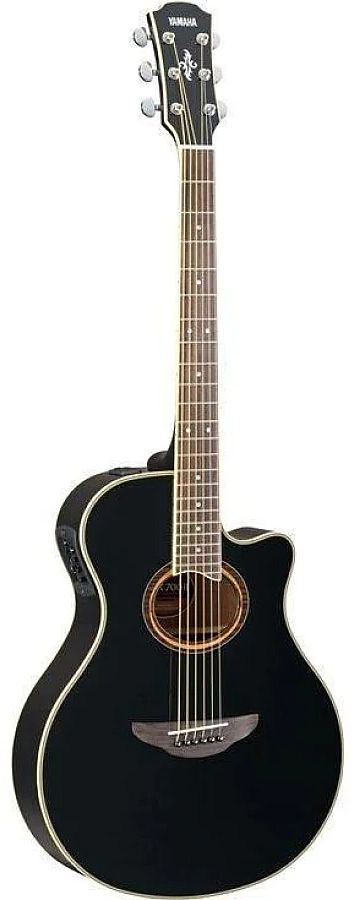 Yamaha APX700II BL Thin-Line 6-String RH Acoustic Electric Guitar-Black
