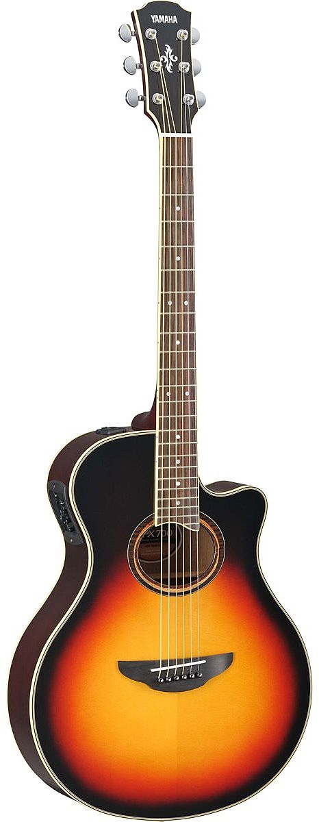 Yamaha APX700II VS Thin-Line 6-String RH Acoustic Electric Guitar-Violin Sunburst