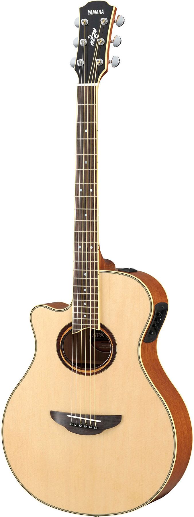 Yamaha APX700IIL NT Thin-Line 6-String LH Acoustic Electric Guitar-Natural