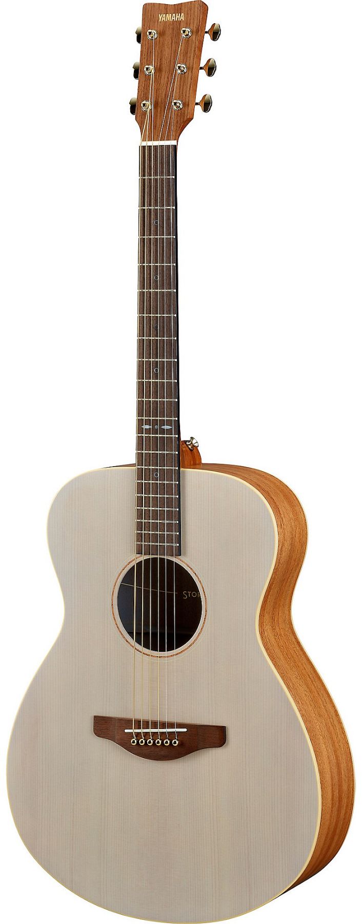 Yamaha STORIAI Concert 6-String RH Acoustic Electric Guitar-Off White