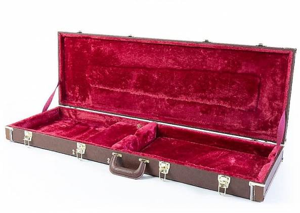 Yamaha Deluxe Rectangular Hard Case for Electric Bass - Brown