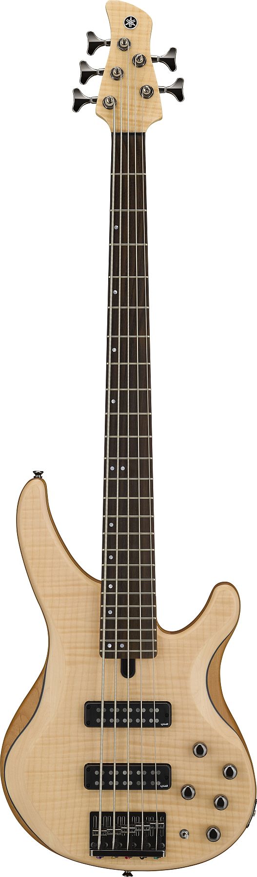 Yamaha TRBX605FM NS 600 Series 5-String RH Electric Bass-Natural Satin