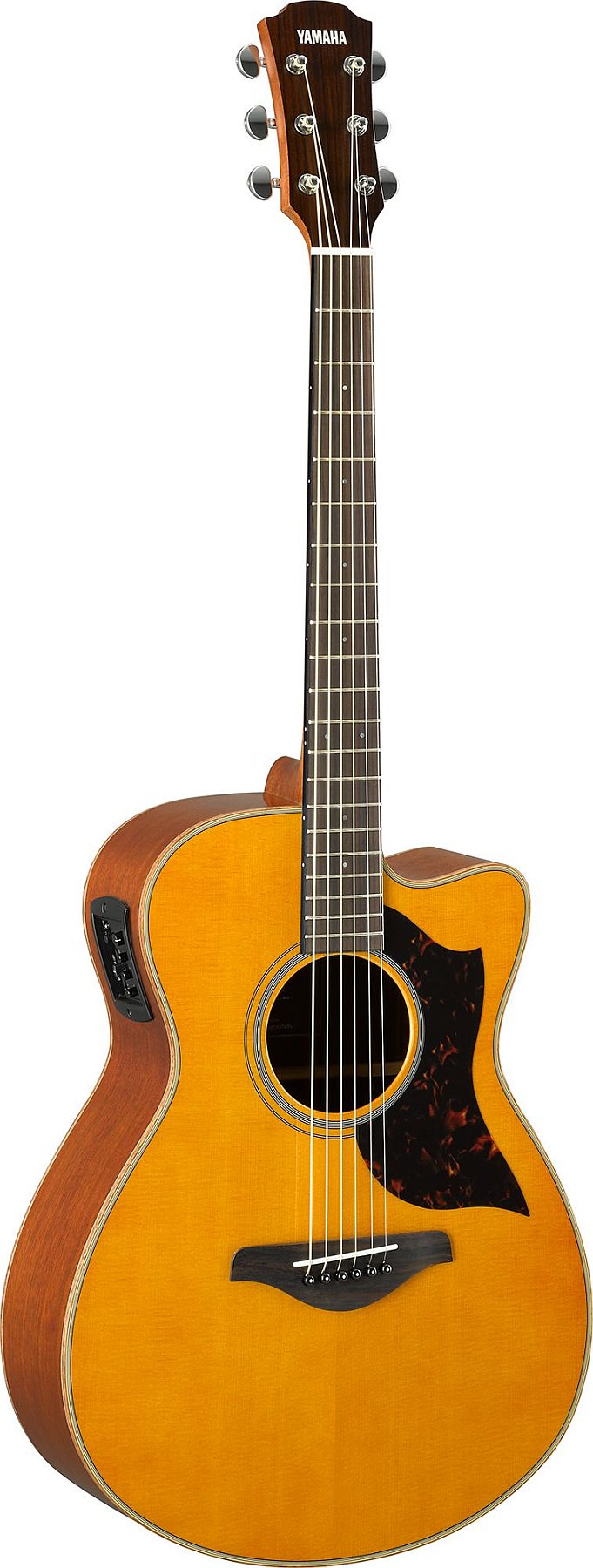 Yamaha AC1M VN 6-String RH Concert Electric Acoustic Guitar – Vintage Natural