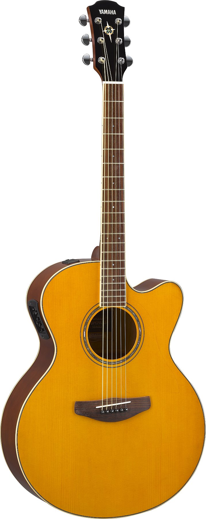 Yamaha CPX600 VT 6-String RH Electric-Acoustic Guitar - Vintage Tint