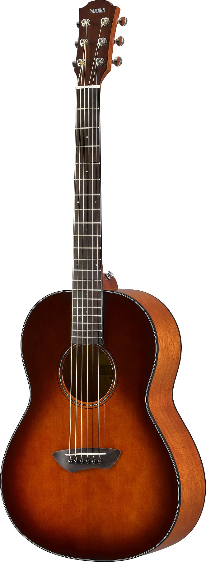 Yamaha CSF1M TBS 6-String RH Parlor Size Acoustic-Electric Guitar – Tobacco Brown Sunburst w/ Deluxe Gigbag