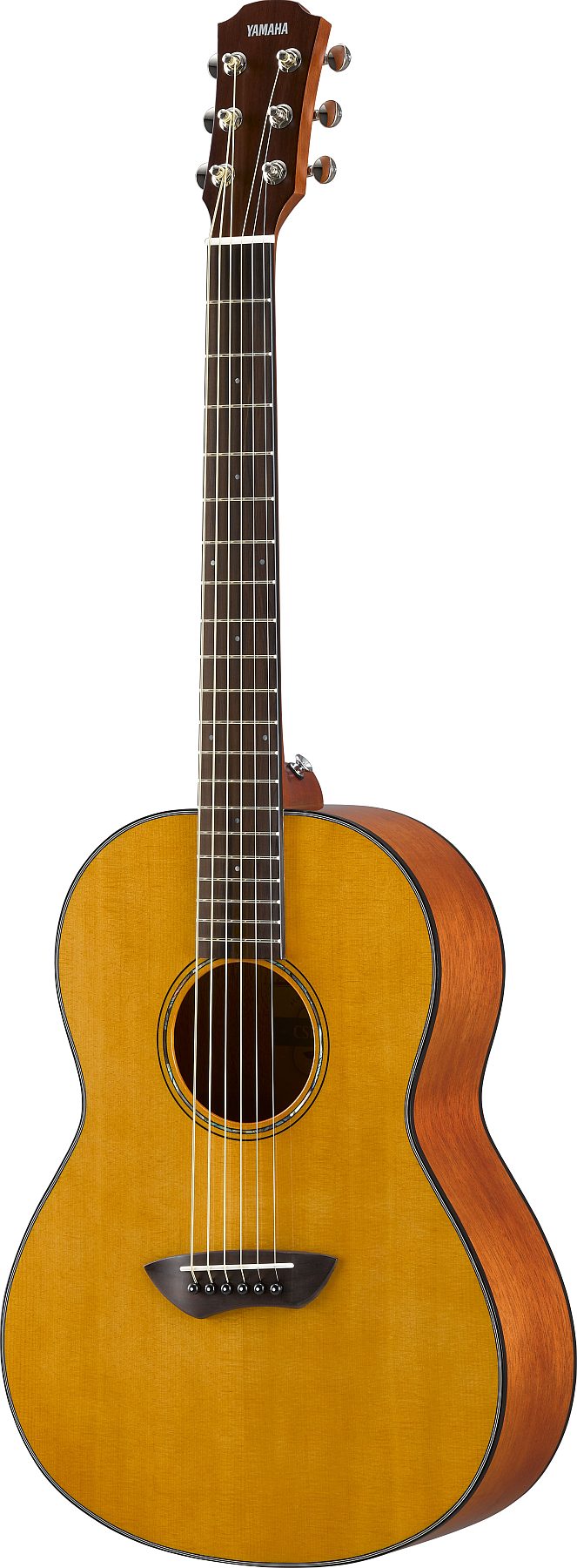 Yamaha CSF1M VN 6-String RH Parlor Size Acoustic-Electric Guitar – Vintage Natural w/ Deluxe Gigbag