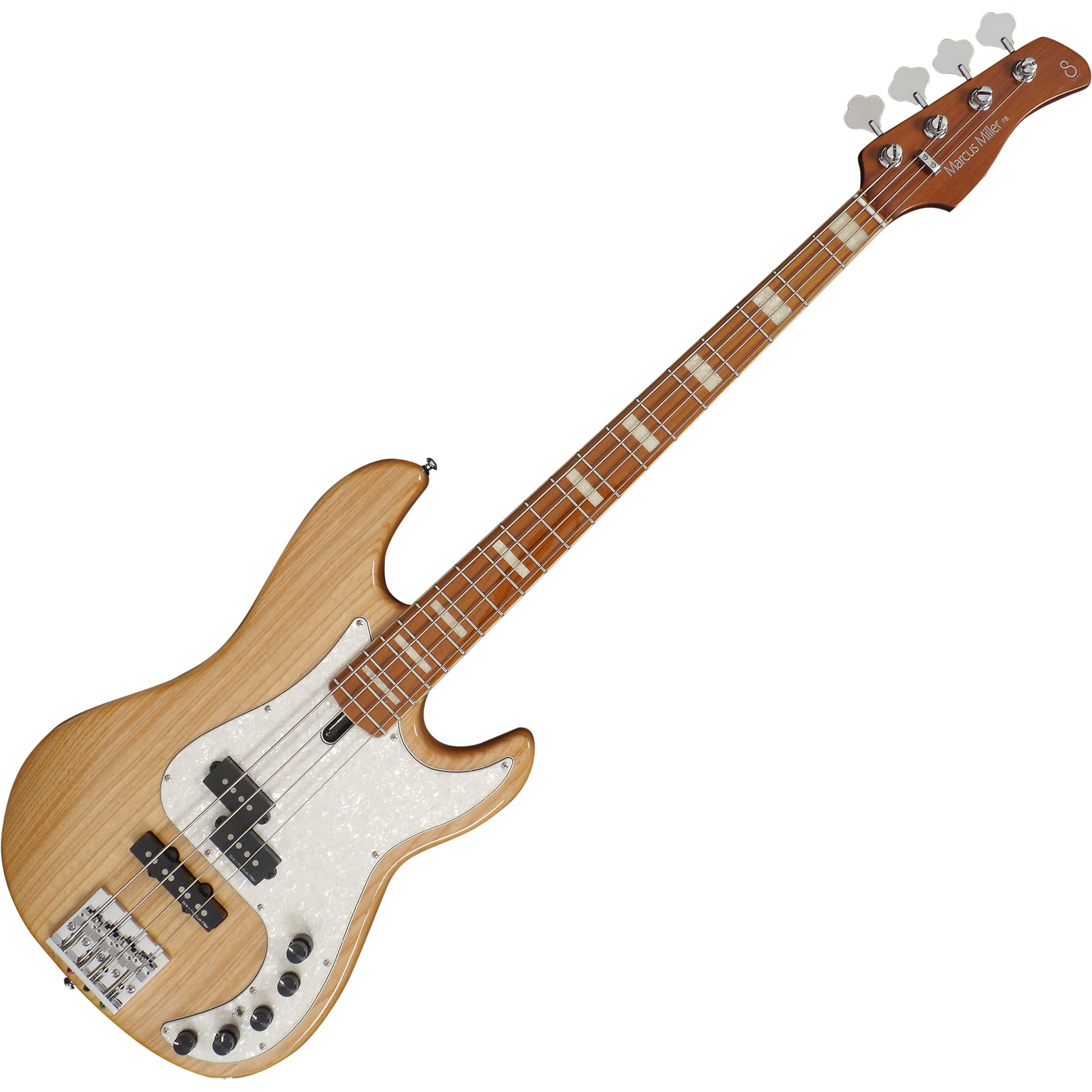 Sire Marcus Miller P8 4 String RH Electric Bass with Gigbag - Natural