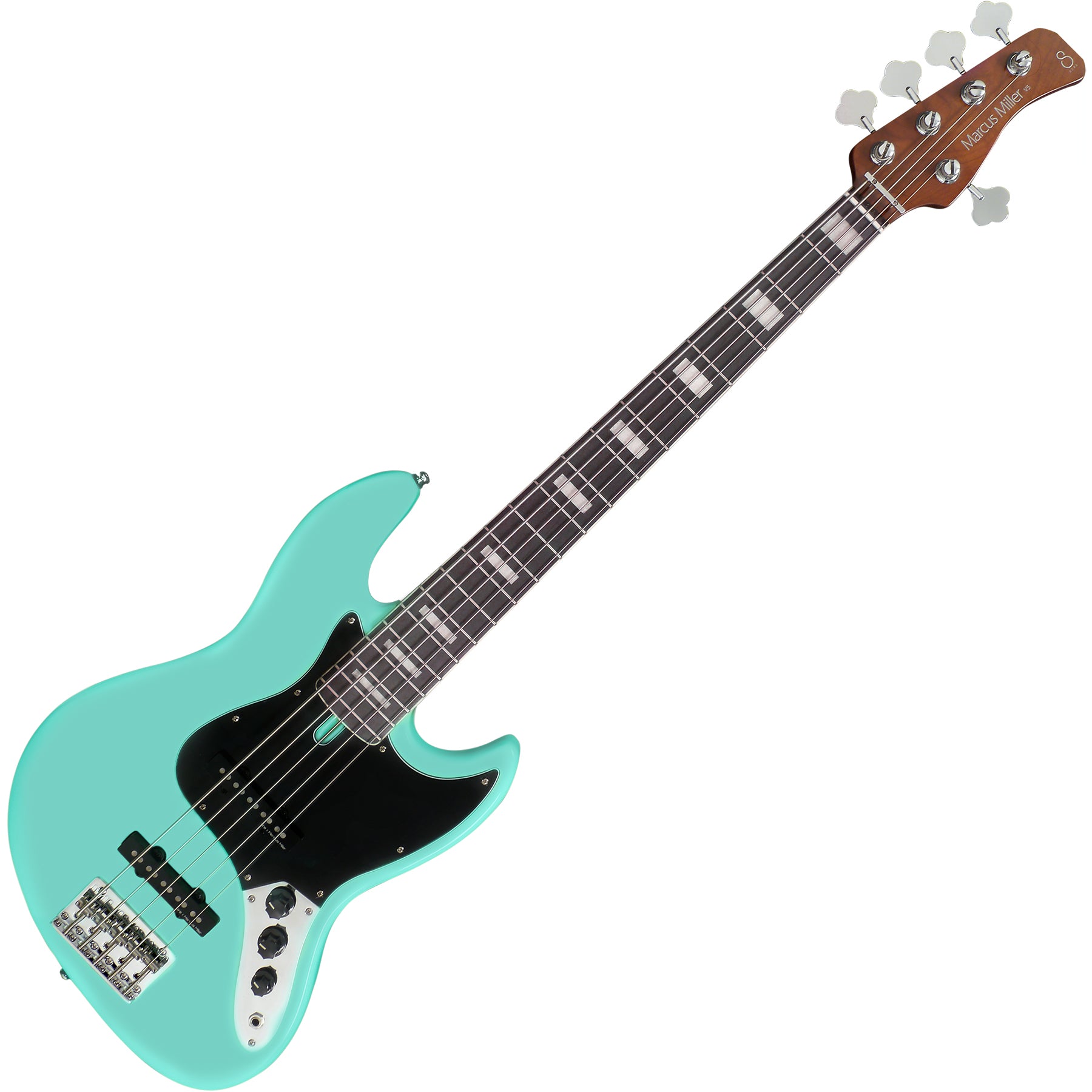 Sire Marcus Miller V5R Rosewood Passive 5 String RH Electric Bass - Mild Green