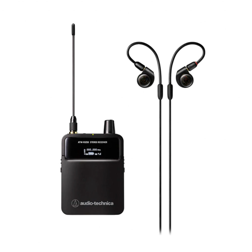 Audio-Technica ATW-R3250DF2 3000 Series Wireless IEM Body Pack + ATH-E40