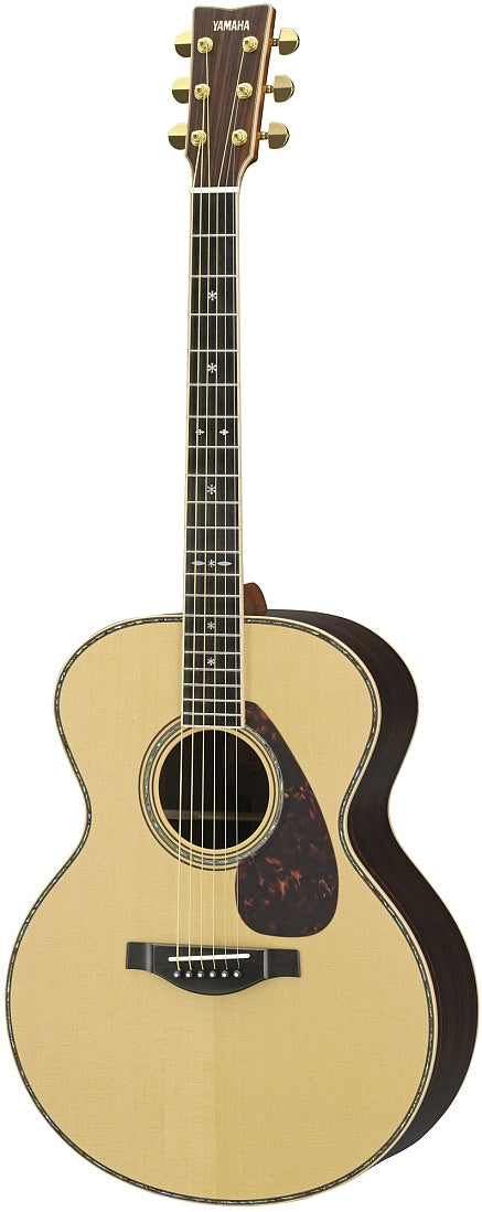 Yamaha LJ36AREII 6-String RH Medium Jumbo LJ36 Acoustic Guitar– Natural w/ Hardshell Case