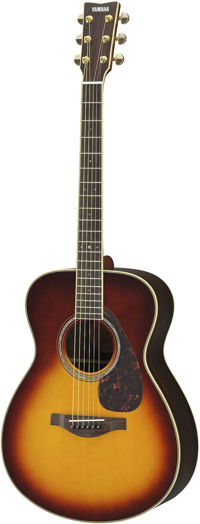 Yamaha LS6ARE BS 6-String RH LS6ARE Acoustic-Electric Guitar – Brown Sunburst w/ Case