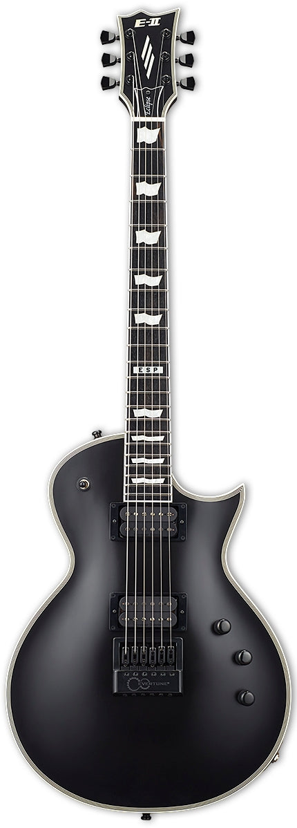 ESP Guitars EIIECETBLKS 6 String RH E-II Eclipse Evertune Series Electric Guitar - Black SatinESP Guitars EIIECETBLKS 6 String RH E-II Eclipse Evertune Series Electric Guitar - Black Satin