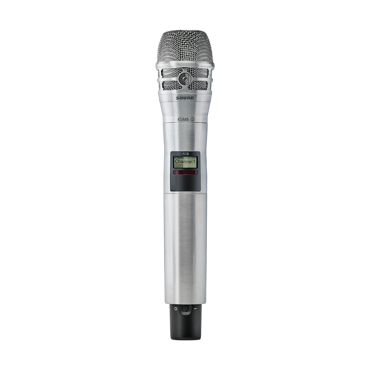 Shure AD2/K8N-G57 - Wireless Handheld Transmitter with Nickel KSM8 Microphone - product view 1