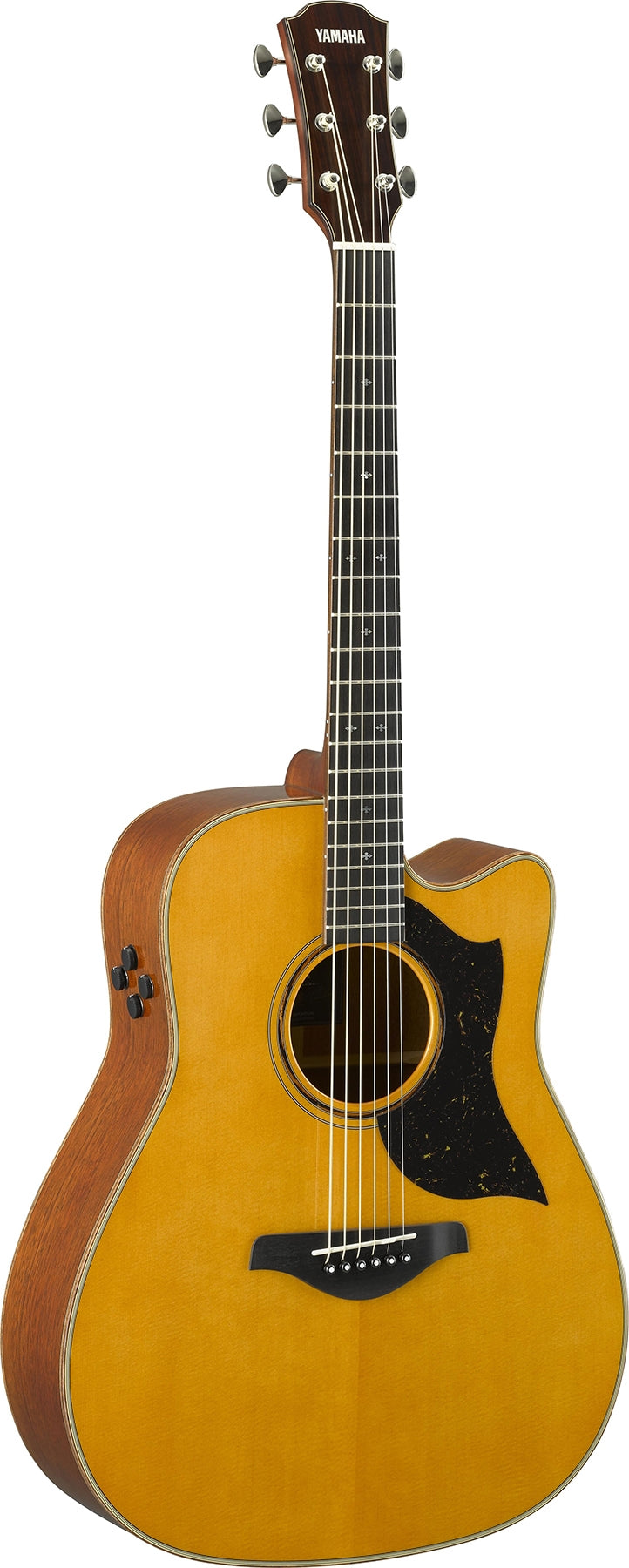 Yamaha A5M VN A Series Vintage Natural Mahogany 6 String RH Acoustic Electric Guitar with Case