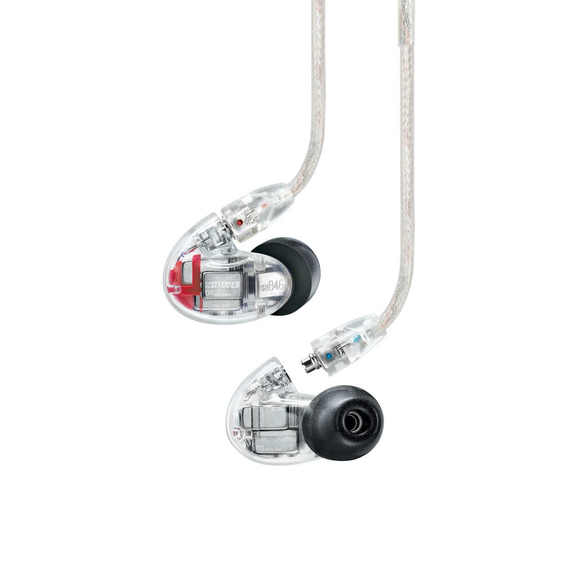 Shure SE846G2CL - Clear Isolating Earphones with Quad Drivers - product view 2