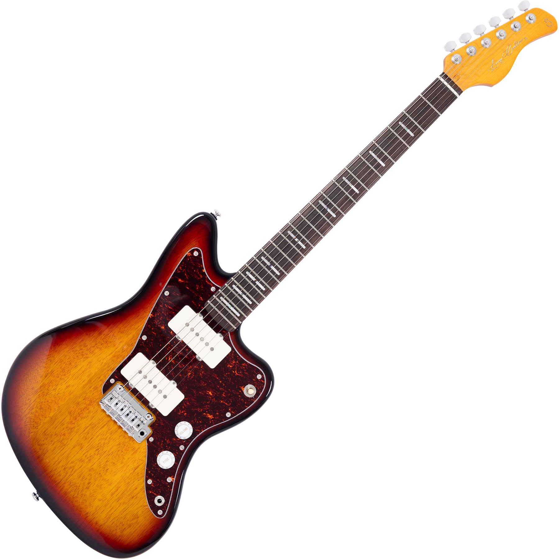 Sire Larry Carlton Signature J3 Series 6 String RH Electric Guitar - 3 Tone Sunburst