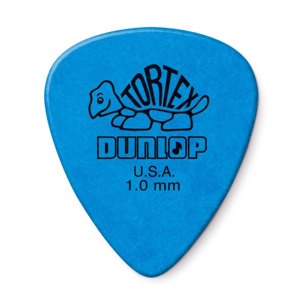 Dunlop - Blue 1.0mm Tortex Standard Guitar Pick (12/bag)