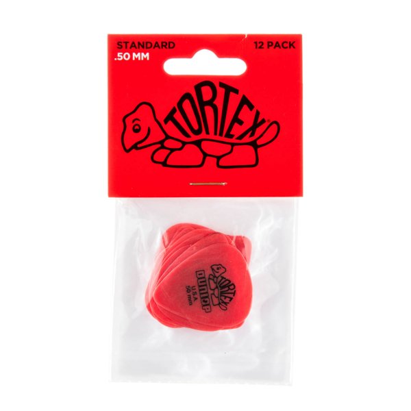 Dunlop - Red 0.50mm Tortex® Standard Guitar Pick (12/bag)