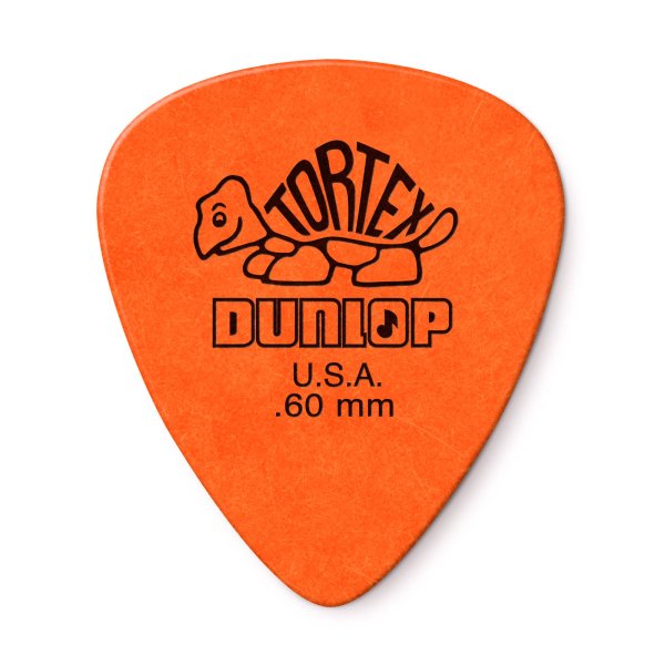 Dunlop - Orange 0.60mm Tortex® Standard Guitar Pick (12/bag)