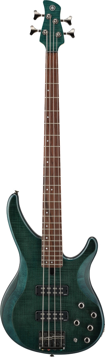 Yamaha TRBX604FM IBL 4 String RH TRBX 600 Series Electric Bass - Indigo Blue