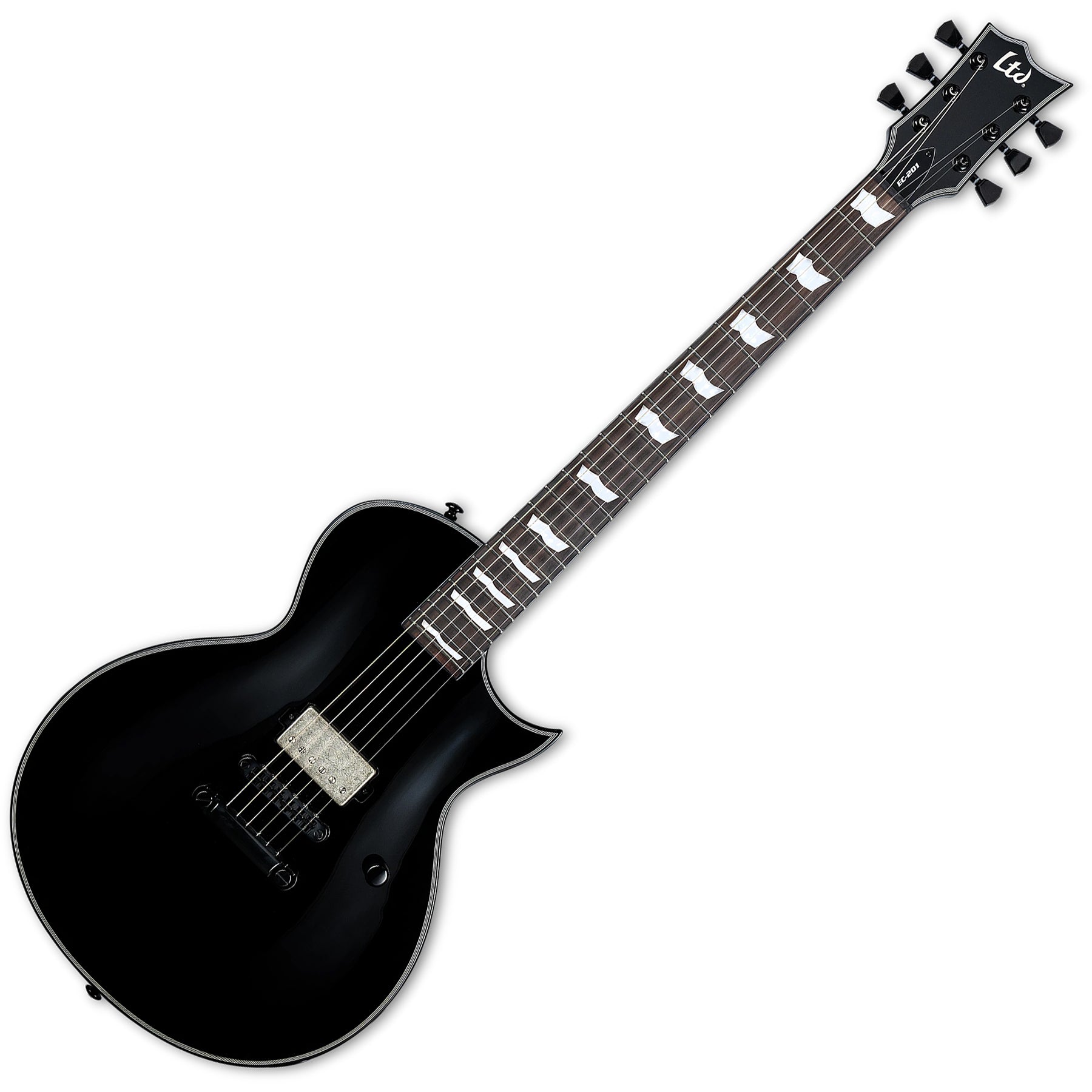 ESP Guitars LEC201BLK LTD EC-201 6 String RH Electric Guitar - Black