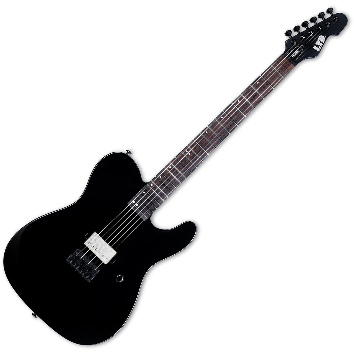 ESP Guitars LTE201BLK TE-201 6 String RH Electric Guitar - Black Gloss